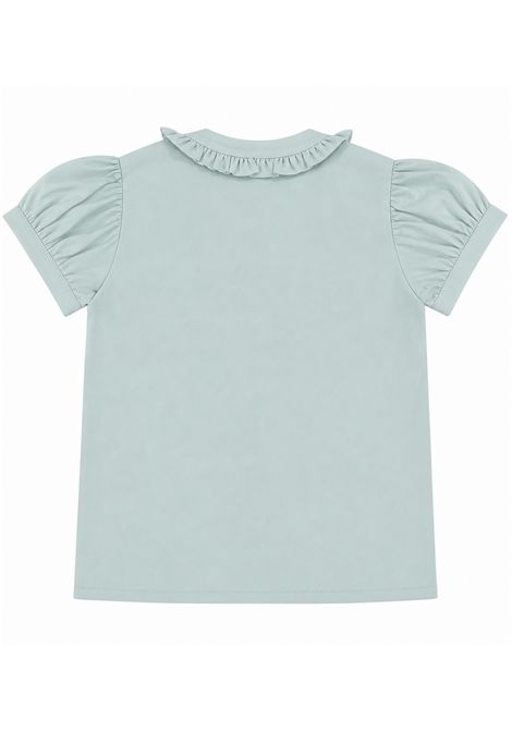 Camicia con colletto con rouches MARIELLA FERRARI | CA925BISGARZINA C. ACQUA